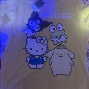 Hello Kitty and Friends Yellow Tee